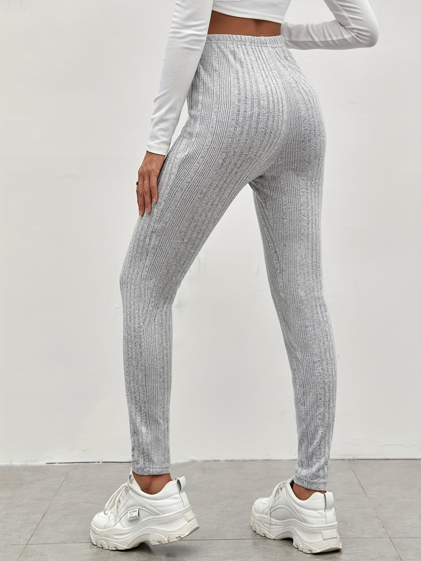 High Waist Skinny Leggings Stretchy Pants