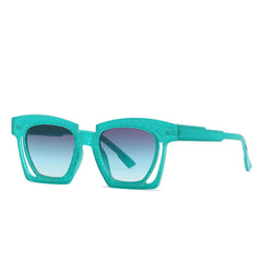 Vintage Small Square Sunglasses Men's Gradient Eyewear UV400