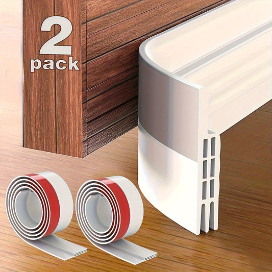 2pcs Bathroom Waterproof Strips Self adhesive Door Bottom Sealing Strips