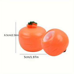 2pcs Bunny Squeeze Toy Carrot Head Fun Prank Gag Gift Educational Party Favor