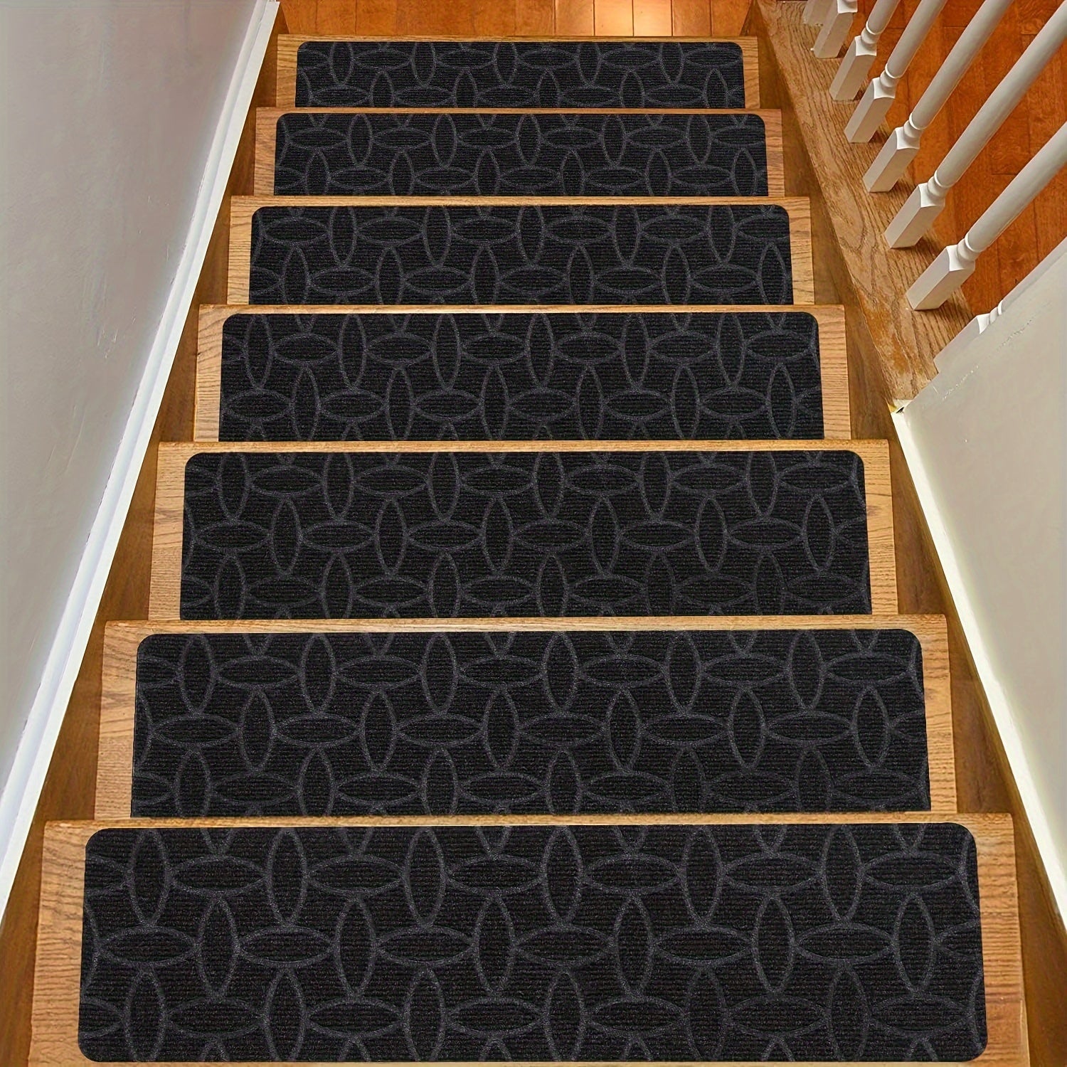 7pcs Indoor Non Slip Stair Carpet Treads 20 X 76
