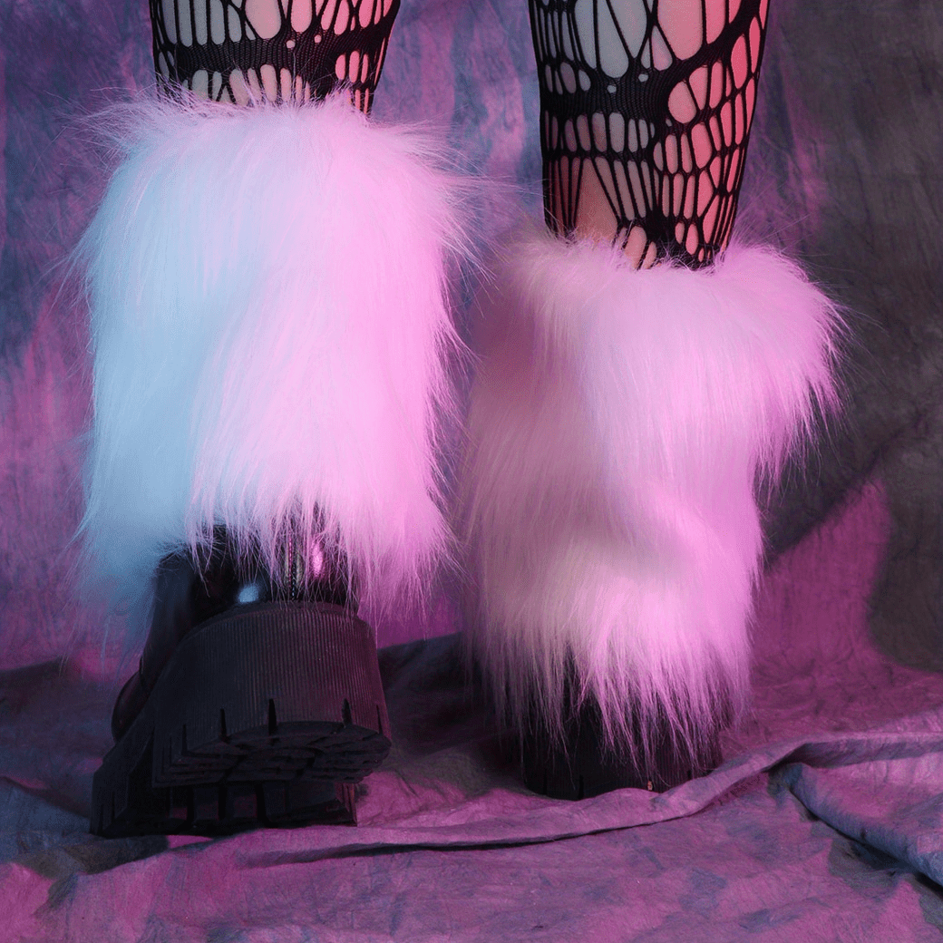 Warm Plush Boots Cover Short Leg Warmers