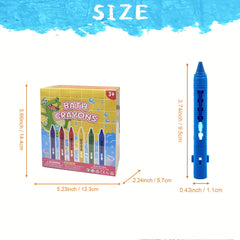 Bath Crayons Set Washable Colorful Bathtub Markers Toys for Kids