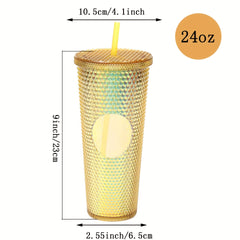 750ml Reusable Water Bottle Leak Proof Lid Straw Sports Fitness Stay Hydrated