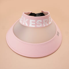 Candy Transparent Sun Hat Women UV Protection Travel Beach Hats
