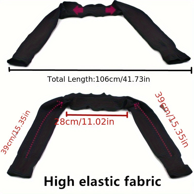 Size Up Long Sleeved Shapewear Back & Shoulder Shaping Body Suit