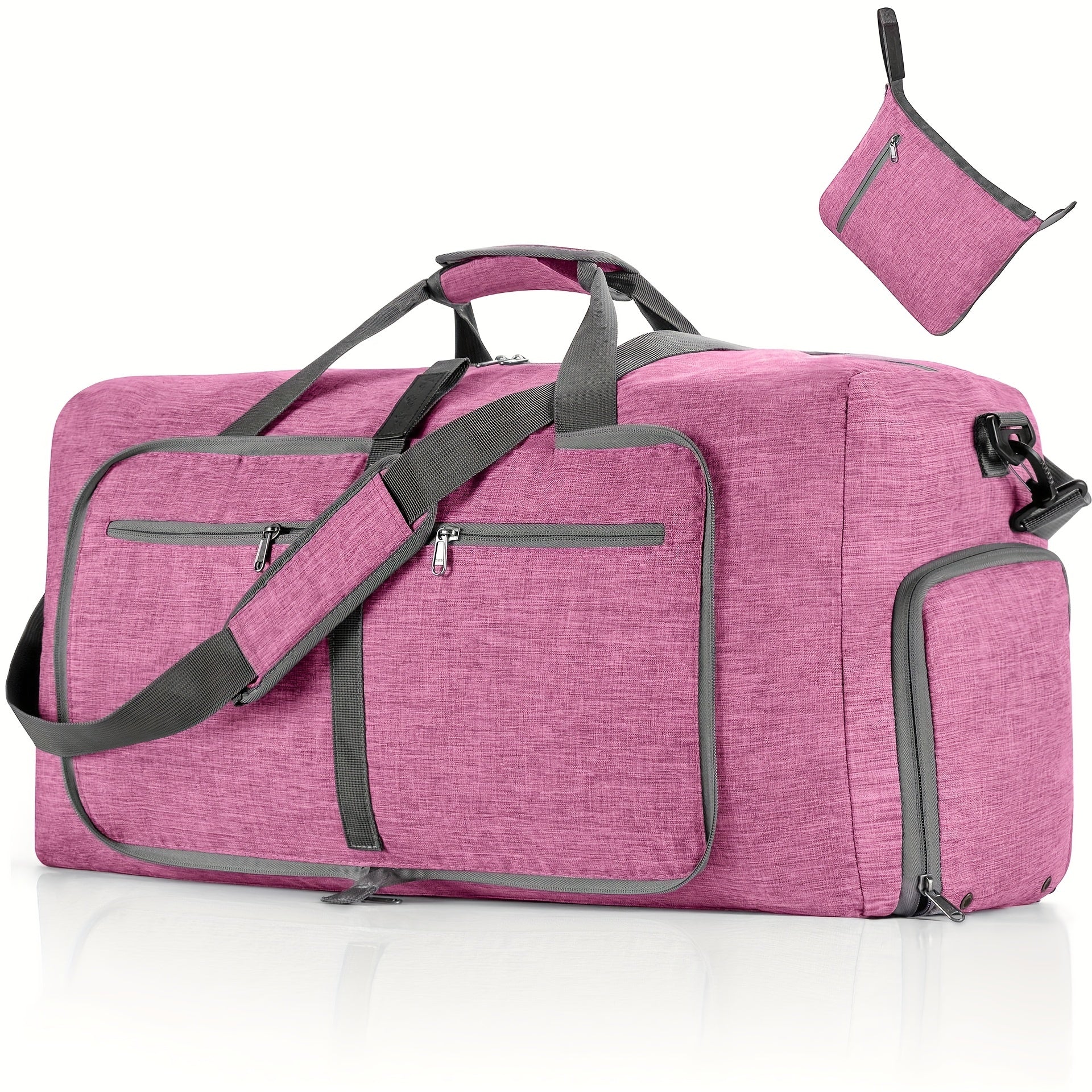 Folding Duffle Bag for Outdoor Travel Camping Fitness Men Women