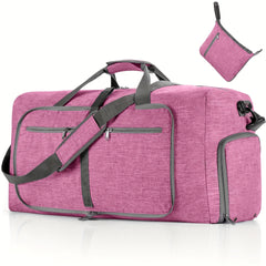Folding Duffle Bag for Outdoor Travel Camping Fitness Men Women