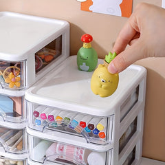 Desktop Transparent Storage Box Small Drawer Type Storage Rack