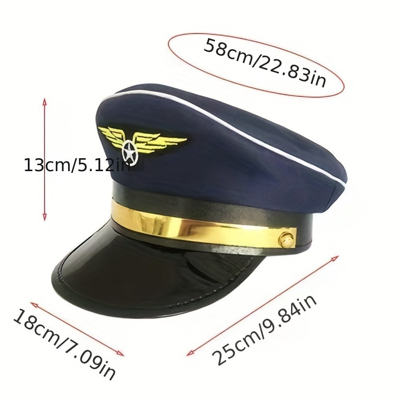 Pilot Hat Costume Accessory Uniform Temptation Cosplay Supplies