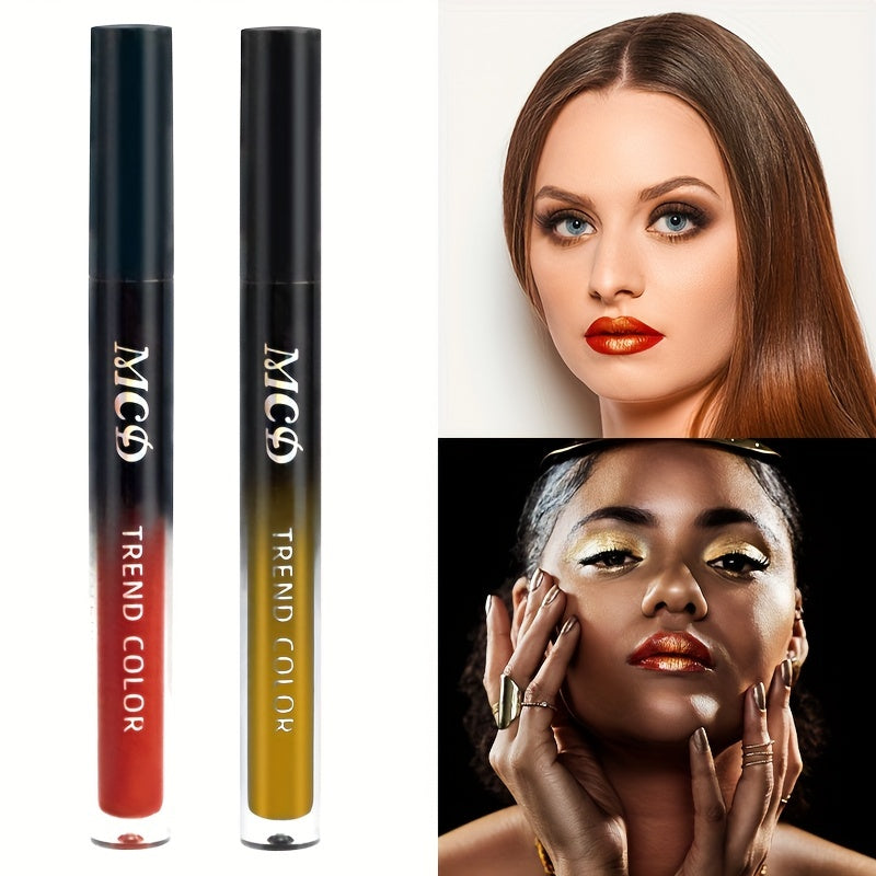 Golden Lips Lipstick Long Lasting Waterproof Lipstick Lip Plumper