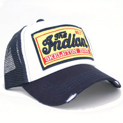 Embroidered Mesh Baseball Cap Snapback Dad Hat