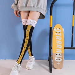 3 Pairs Women's Chicken Legs Knee High Novelty Socks
