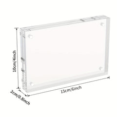 Acrylic Picture Frame 10x16 Clear Double Sided Photo Display