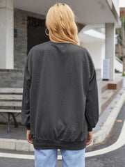 Letter Graphic Sweatshirt