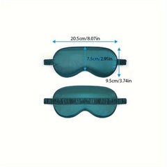 Solid Smooth Eye Mask Lightweight Blackout Blindfold for Travel Rest Nap Yoga