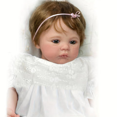Princess Full Body Vinyl Reborn Doll with Rooted Hair