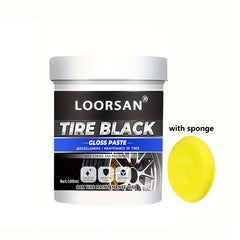 Tire Refurbishment Coating Paste Wax Polish Gloss Cleaner Protecting Tires