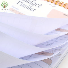 Trees Budget Planner Journal Organizer Sheets 21x13