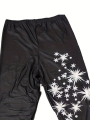 All Over Print Skinny Leggings Women's Clothing