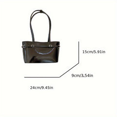 Women's Large Capacity Casual Shopping Bag with Magnetic Closure