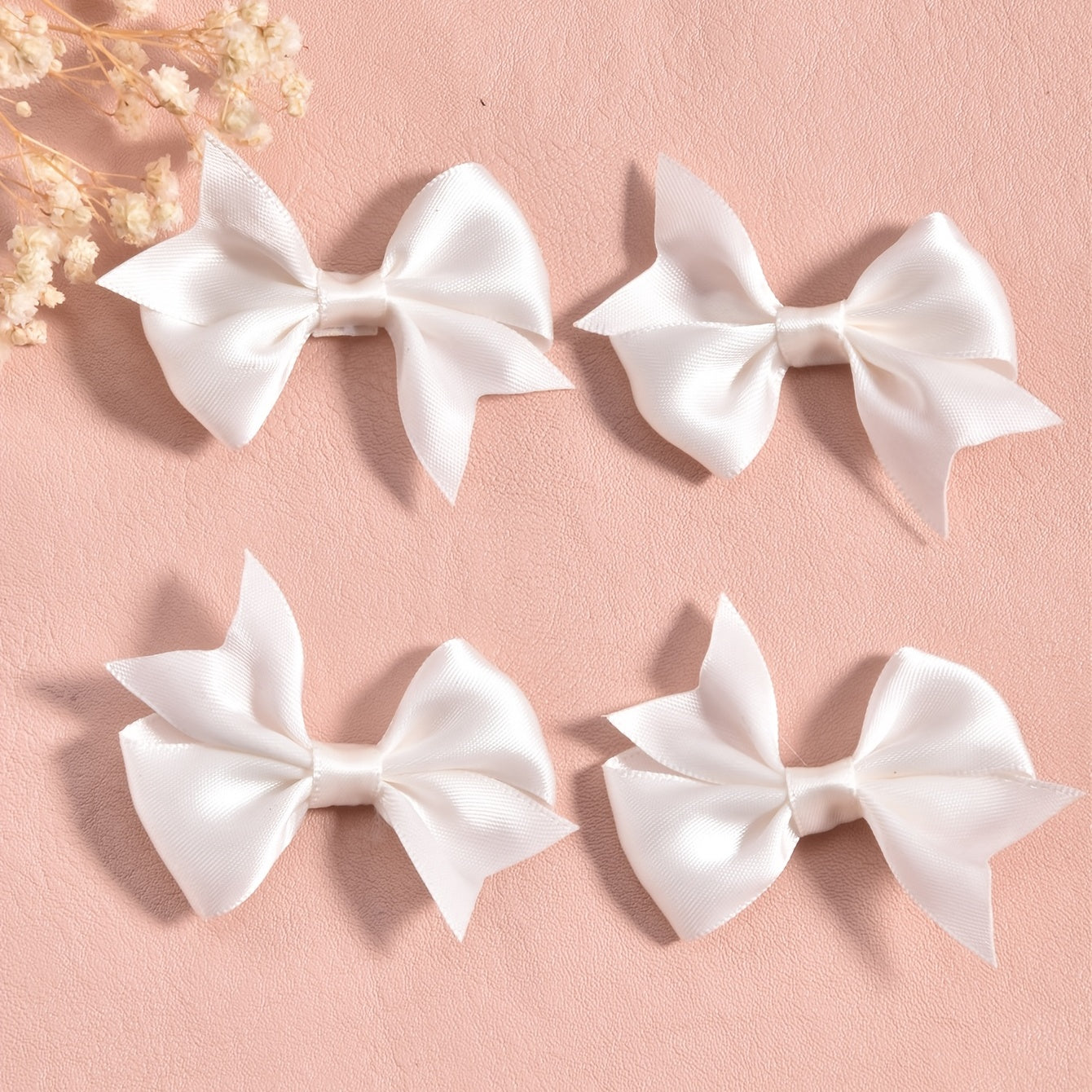 4pcs Girls Ribbon Princess Style Hair Clip Gift for Kids