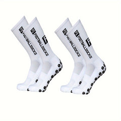 Men's Football Socks Non slip Sports Socks Crew Socks With Gripper
