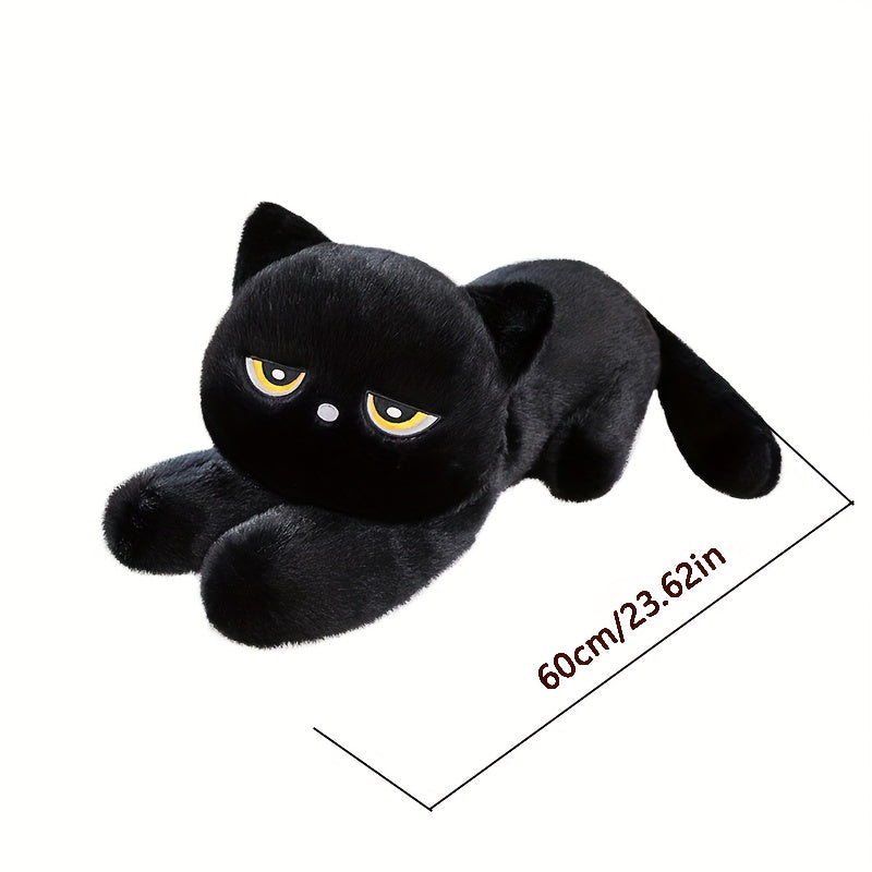Stomach Cat Plush Toy - Soft Stuffed Animal with Realistic Fur
