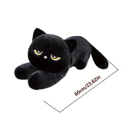 Stomach Cat Plush Toy - Soft Stuffed Animal with Realistic Fur