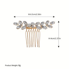 Bridal Wedding Dress Headwear Rhinestone Hair Comb