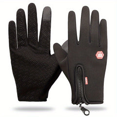 2 Pairs Winter Touch Screen Warm Gloves for Outdoor Driving