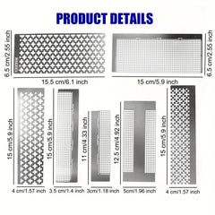 Diamond Painting Ruler Stainless Steel 5D Tool 216 408 1020 Blank Holes