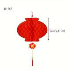 10pcs Honeycomb Small Lantern Wedding Arrangement Outdoor Waterproof Lantern