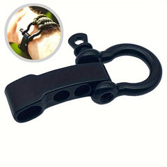 Adjustable Metal Cord Bracelet Shackle - Outdoor Survival Rope Accessory