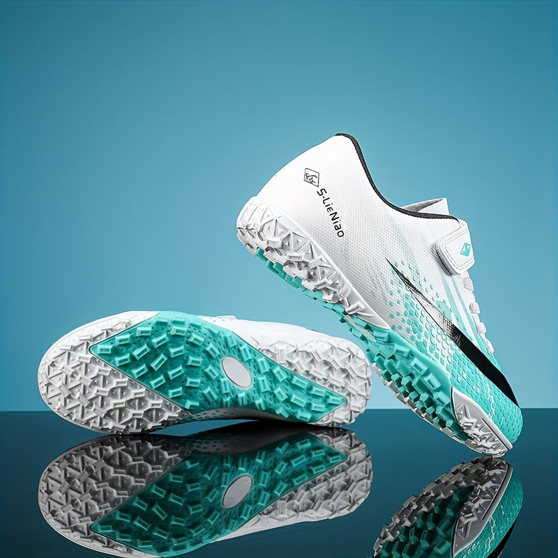 Boy's Turf Football Boots Anti-Skid Breathable Soccer Cleats