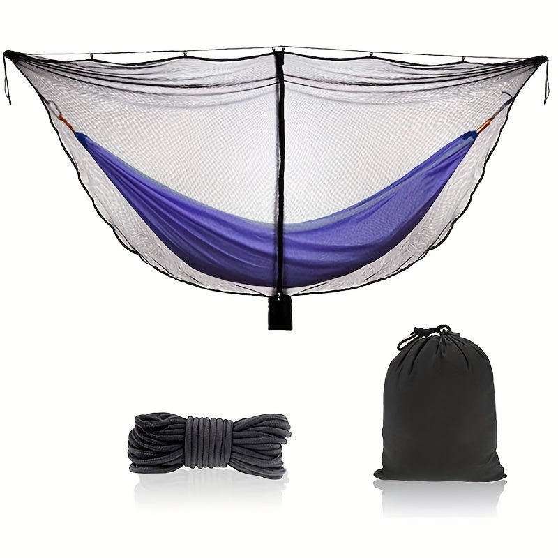 Portable Hammock Bug Net with Zipper for Camping Travel