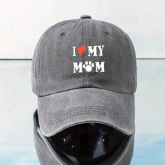 Mom Washed Baseball Cap Outdoor Sunshade Peaked Cap
