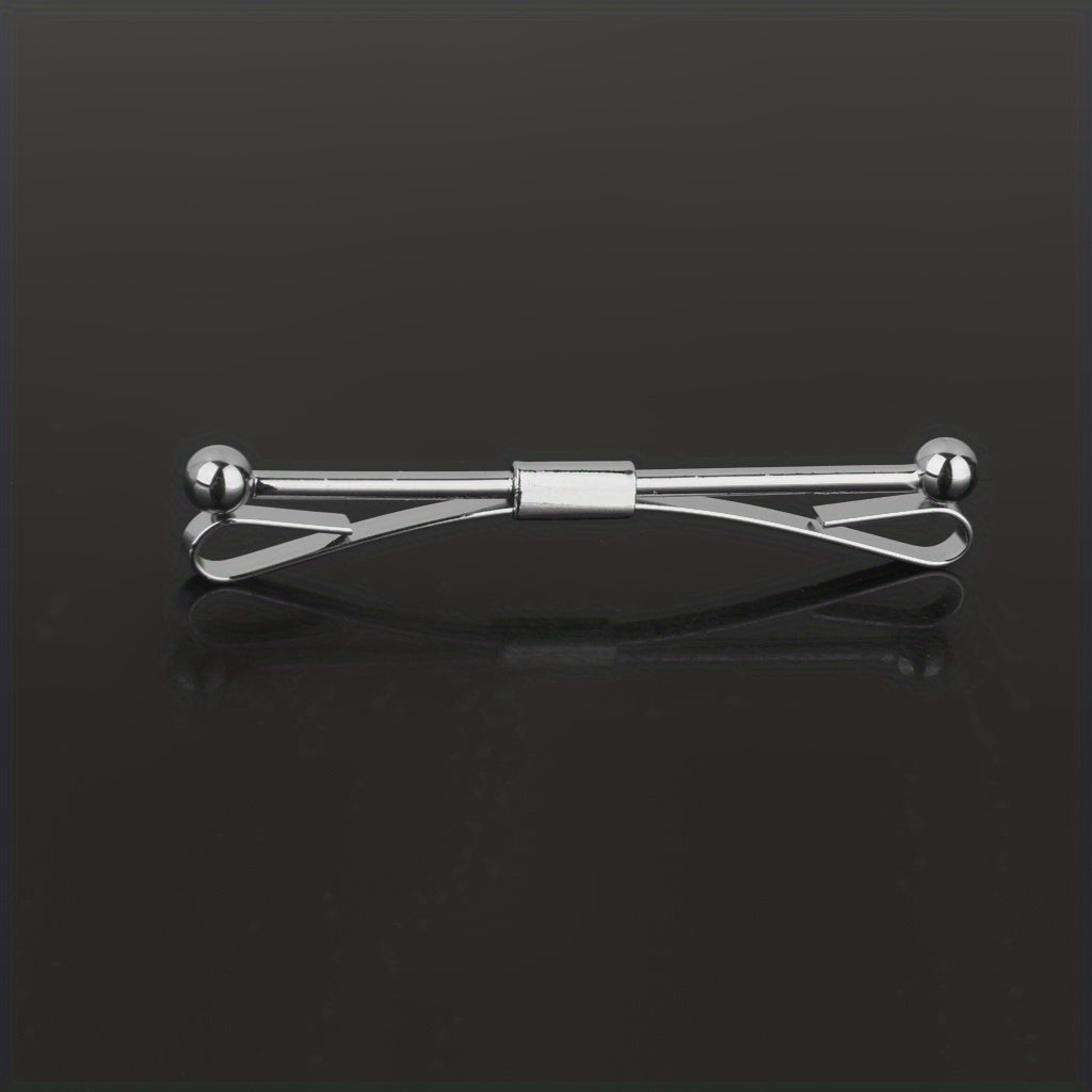 Copper Tie Clip Clasp Bar Brooch Accessory For Men