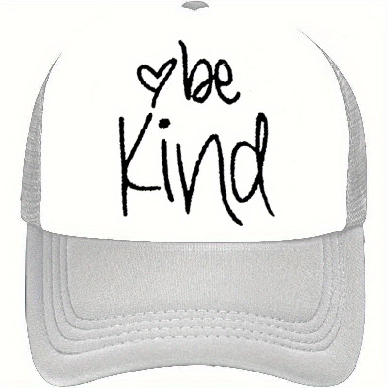 Be Kind Baseball Cap Unisex Style Full Seasonal Outdoor Travel Hat
