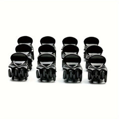 12pcs Mini Hair Claws Plastic Hairpins Hair Clips For Girls
