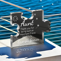 Acrylic Puzzle Plaque Desk Decor Funny Birthday Christmas Gift