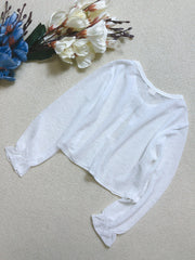 Kid's Sunscreen Shawl Long Sleeve UV Protection Cardigan