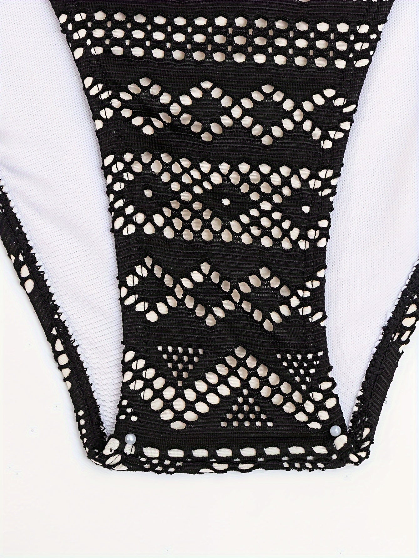 Geo Print Strappy Bikini Set