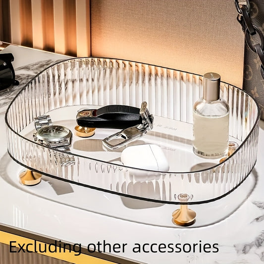 Makeup Storage Box Skincare Tray Organizer for Dresser Bathroom Bedroom