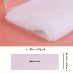 1pc 54 20 Yards Tulle Roll Polyester Fabric for Wedding Room DIY Gift Decoration