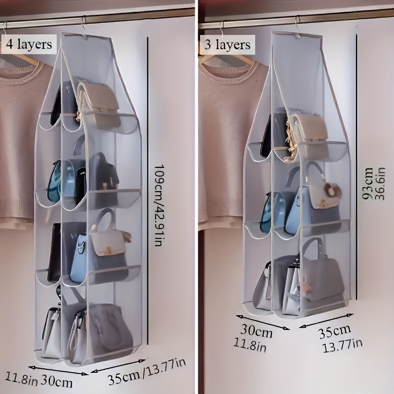 Handbag Hanging Organizer for Wardrobe Storage