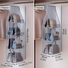 Handbag Hanging Organizer for Wardrobe Storage