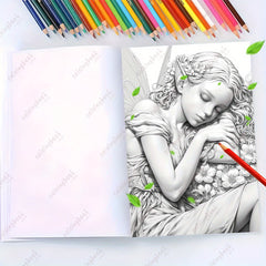 TGX Upgraded Deluxe Flower Fairy Drawing Book 22 Pages Thickened Paper
