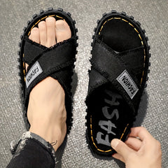 Men's Quick Dry Non Slip Slides for Indoor & Outdoor