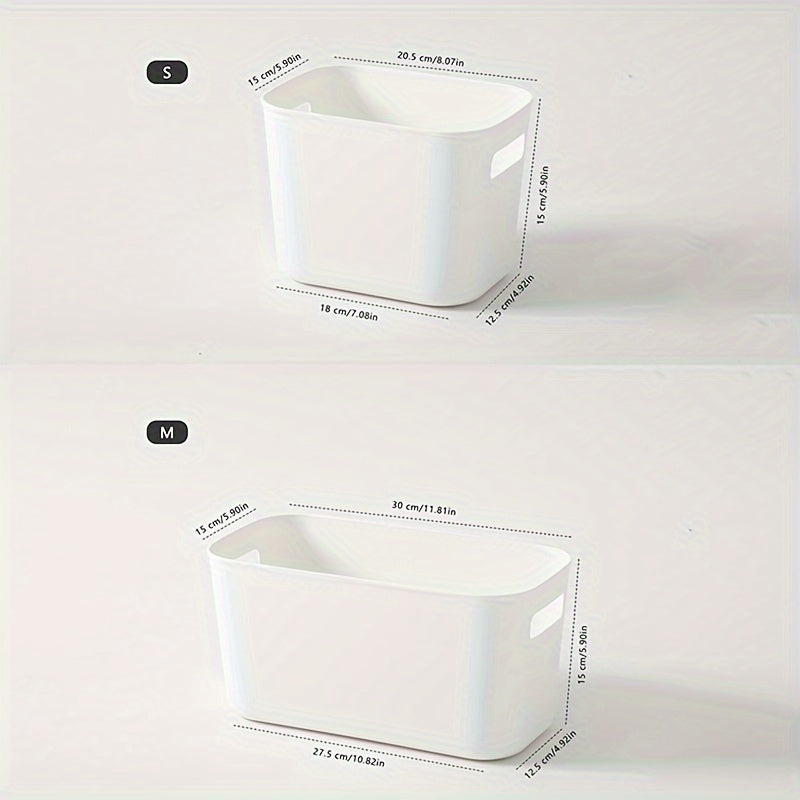 Japanese Style Desktop Storage Box Kitchen and Office Organization Basket